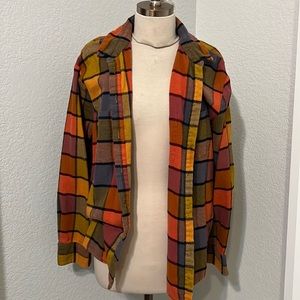 Madewell plaid flannel